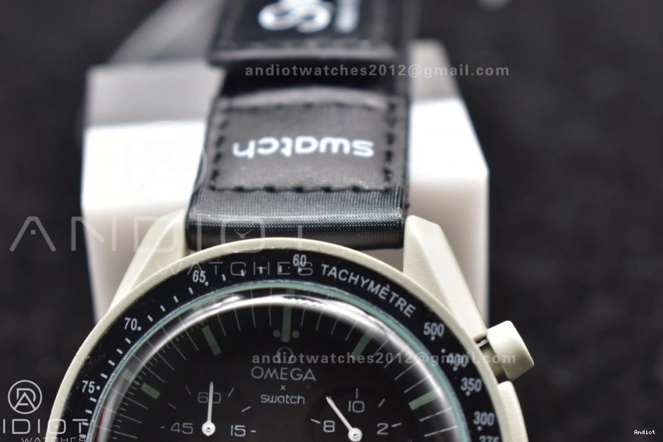 Bioceramic Strap Nylon Moon on Mission The Quartz Swatch Omega to Moonwatch x 0108